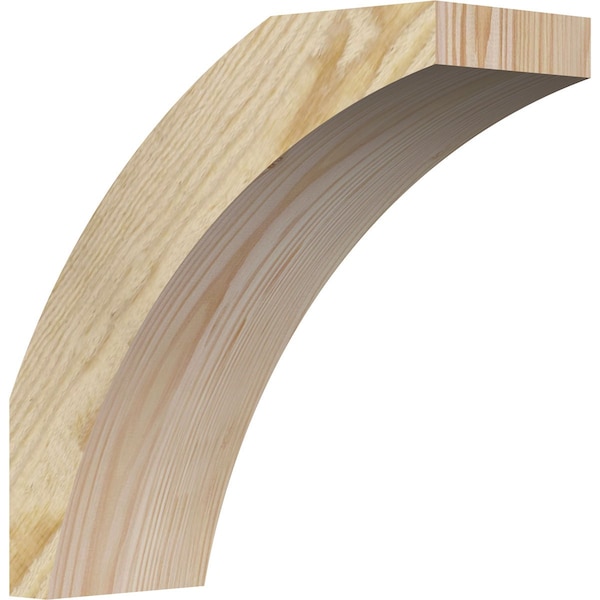 Ekena Millwork 4"W x 10"D x 10"H Thorton Rough Sawn Knee Brace, Douglas Fir BRC04X10X10THR00RDF - main